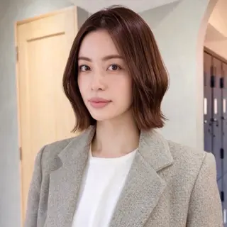 ミディアム カラー ボブ/レイヤー 🌟梅田盛一🌟のヘアスタイル