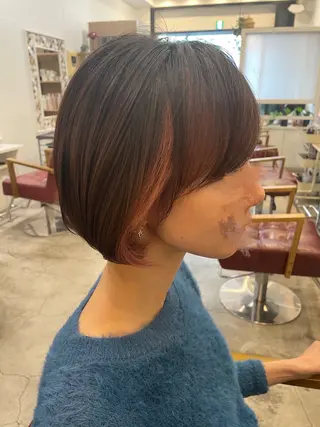 ショート カラー 村上 滉弥のヘアスタイル