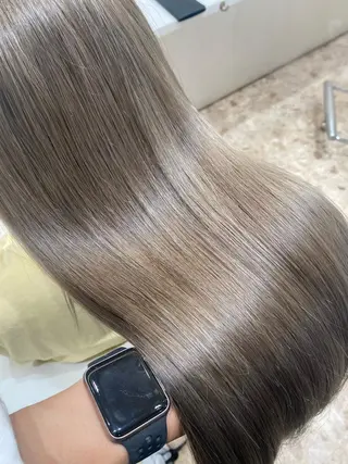 ロング カラー ヘアアレンジ 🌿レイヤー/ブリー チ/🌿JINのヘアスタイル