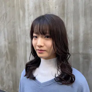 ミディアム 🍇おぐら めぐみ🍇のヘアスタイル