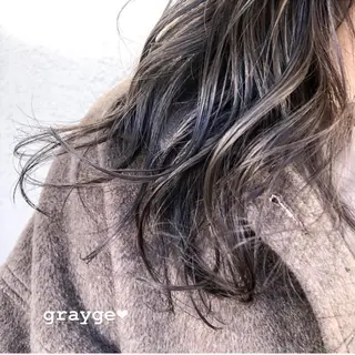 セミロング カラー 会社OKなのに、 ちゃんと可愛い🤎のヘアスタイル