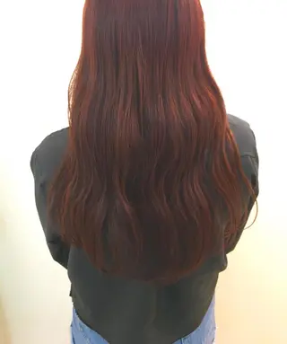 ロング カラー ヘアアレンジ As hair所属・柔らか垢抜けｶﾗｰと ｶｯﾄ🫧ASUKAのヘアスタイル