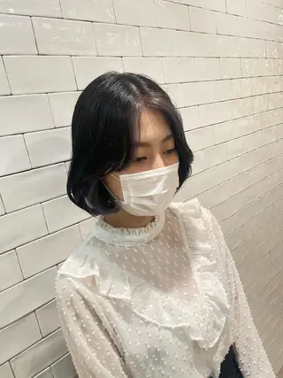 ショート カラー &chaLme   心斎橋所属・emi/髪質改善/ 韓国風/艶カラーのヘアスタイル