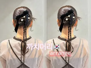 ヘアアレンジ monaヘアアレンジ 🎀/お呼ばれのヘアスタイル