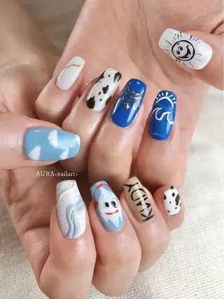 ネイル AURA nailartのネイルデザイン