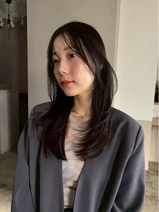 ロング 骨格診断カット.𖥔 ボブ/レイヤー/碧夢のヘアスタイル