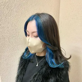 ミディアム カラー 【韓国艶カラー🎀】 添田 菜摘のヘアスタイル