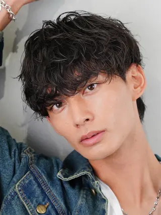 ミディアム パーマ メンズ fifth 天神大名所属・天神大名メンズパーマ 【fifth】のヘアスタイル