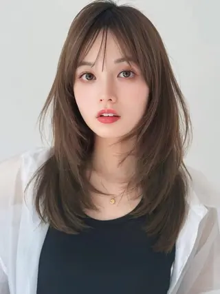 ミディアム カラー Agu hair welina 大日イオン前店所属・AIRI🌻 Agu hair🫧のヘアスタイル