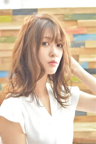 セミロング 北川 裕暁のヘアスタイル