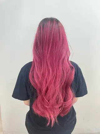 ロング カラー 内山 あすかのヘアスタイル