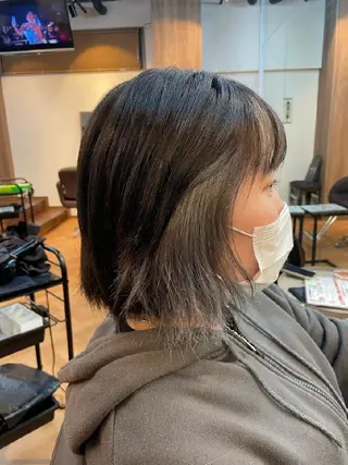 カラー 久村 奈菜のヘアスタイル
