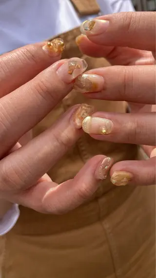 ネイル nailsalon　hue所属・小山 羽奈のネイルデザイン