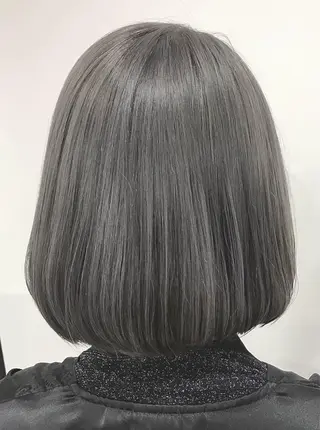 ショート カラー 🌙透明感カラー/ 丁寧施術|松本のヘアスタイル