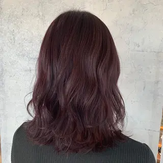ミディアム カラー LOST CITY 横浜所属・🪐脱白髪染め 🪐松尾菜々美のヘアスタイル