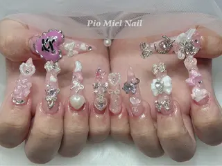 ネイル HANA 長さだしのネイルデザイン