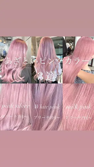 ミディアム カラー 🌹TikTok４万 ﾌｫﾛﾜｰ🌹AKIのヘアスタイル