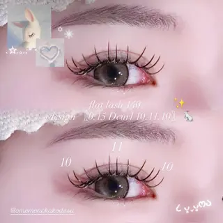 マツエク・マツパ eyelist kako🦋のマツエク・マツパデザイン