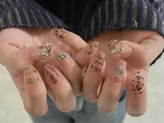 ネイル 【Zina京都駅前】 きぬがわ らむのネイルデザイン