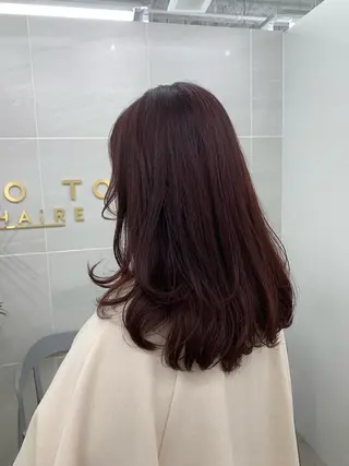 ミディアム カラー 本格ヘッドスパ🌿 ×ヘア　佐藤のヘアスタイル