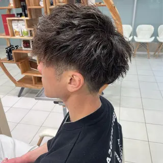 パーマ メンズ ダウンパーマ特化💎 ボブ・レイヤーりなのヘアスタイル