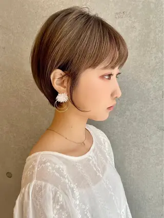 ショート カラー ショートモデル募集/ 美髪縮毛矯正💎萌のヘアスタイル