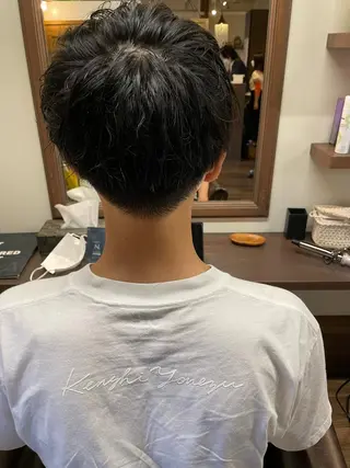 ショート メンズ 山本 純平のヘアスタイル