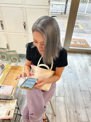 ミディアム カラー 高橋 みく/ minim 暖色のヘアスタイル