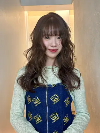 ロング ハイトーン/レイヤー nail 百咲💌のヘアスタイル