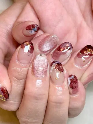 ネイル nail salon swaddle 🪽のネイルデザイン