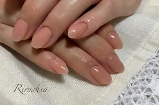 ネイル うる艶/透明感 Rirashaのネイルデザイン