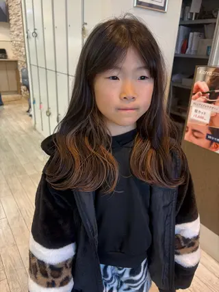 ロング カラー CREA渋沢 モデル募集🌺アイナのヘアスタイル