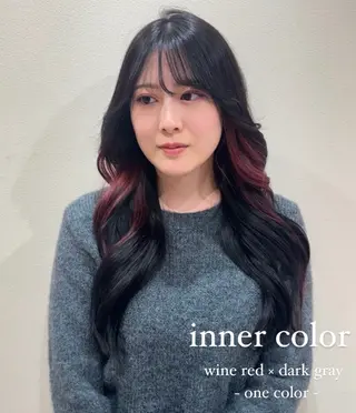 カラー ワンホン×髪質改善 つのーか🩶🫧のヘアスタイル