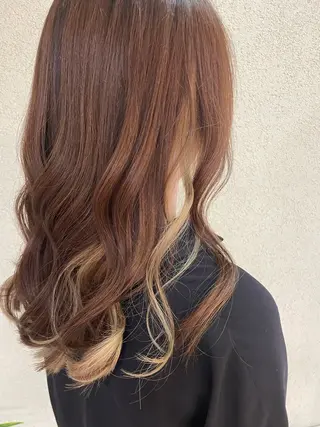 カラー 吉元 結衣佳のヘアスタイル