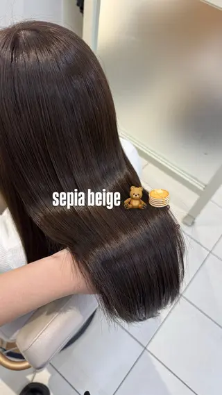 ロング ‎🤍透明感×ツヤ髪 / Saki‎🤍のヘアスタイル