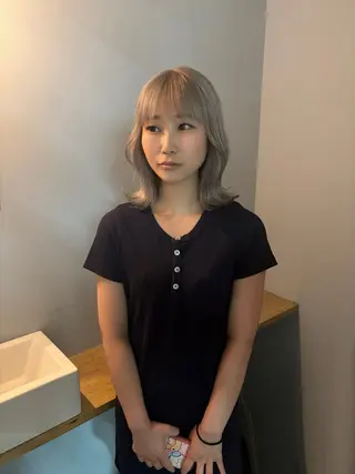 ミディアム カラー メンズカットモデル/ いぶきのヘアスタイル