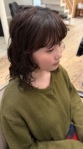 ミディアム パーマ 原宿/ケパーマ 🧺ユウマのヘアスタイル