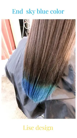 ロング カラー パーマ ヘアアレンジ メンズ 表参道Lise おおいしおりのヘアスタイル