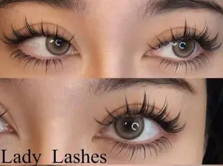 マツエク・マツパ ゆり❤️愛.ラッシュ AURAのマツエク・マツパデザイン