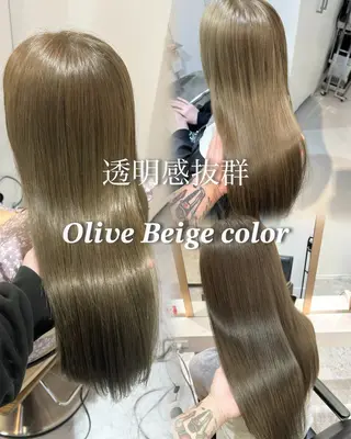 ロング カラー ヘアアレンジ ✨韓国/外国人風✨ 江原巧のヘアスタイル