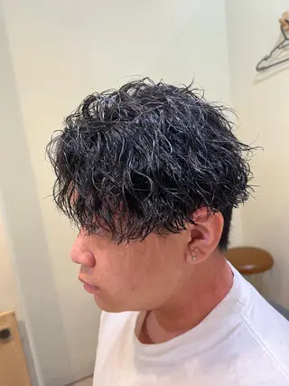 ショート パーマ メンズ メンズパーマ特化型 ✂️Yusuke✂️のヘアスタイル