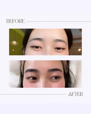 アイブロウ 《美肌&眉毛・美爪育成》深爪&長さ出し・フィルイン対応 RimisNailxbeauty 名駅所属・RimisNail /Jasmine ♡の眉毛・アイブロウイメージ