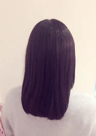 セミロング 小柳 ゆかりのヘアスタイル