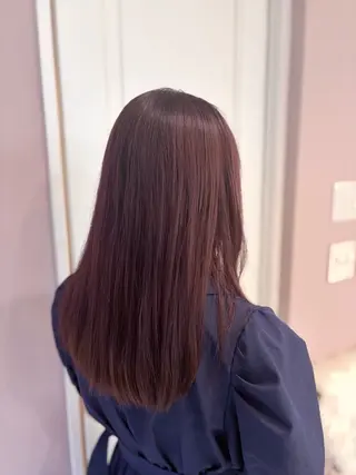 セミロング カラー che'rie所属・che'rie shizukiのヘアスタイル