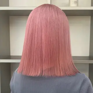 ミディアム カラー 🌼動き×透明感🩵 ハイトーン/ナナのヘアスタイル