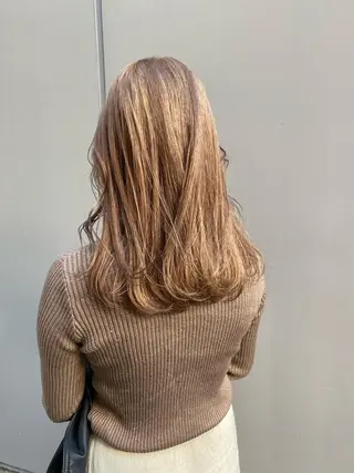 セミロング カラー 🤍柔らかhair 🤍Kazu 🐩のヘアスタイル