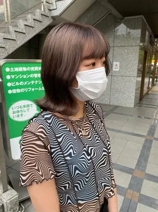 ミディアム ボブ/レイヤーカット 木原崇了のヘアスタイル