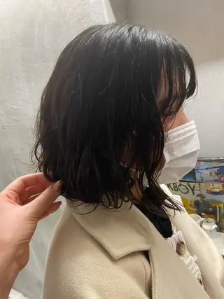 ミディアム パーマ お任せヘア☘️☘️ 及川渚のヘアスタイル