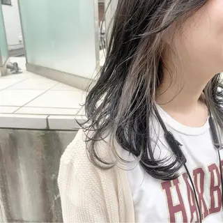 ロング カラー ヘアアレンジ ハイトーン/美髪矯正 🍃大江拓実のヘアスタイル