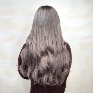 ロング ブリーチ🔥ベージュ /グレー/daikiのヘアスタイル